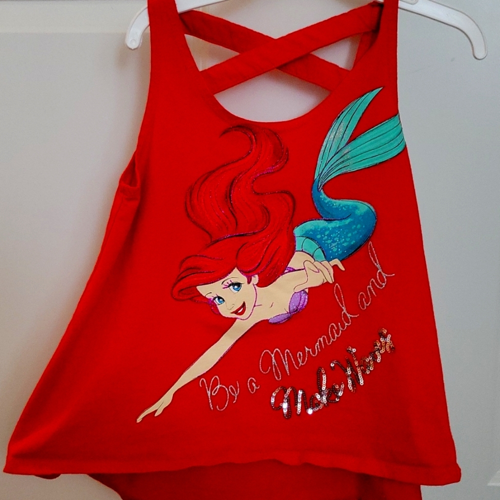 Disney Parks sequin Areil  Tank Top